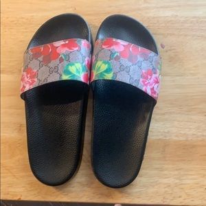 Floral Gucci Slides
